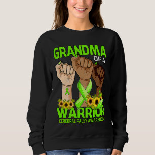 Sudadera Abuela Mano De Un Guerrero Conciencia de Parálisis