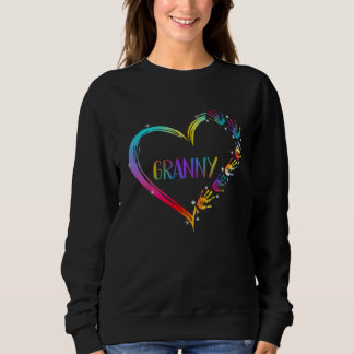 Sudadera Abuela manos forma corazón gradiente