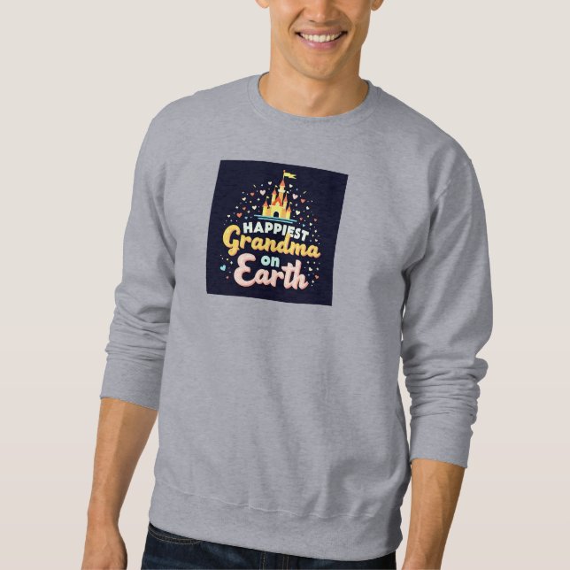 Sudadera Abuela más mágica, castillo de fantasía (Anverso)
