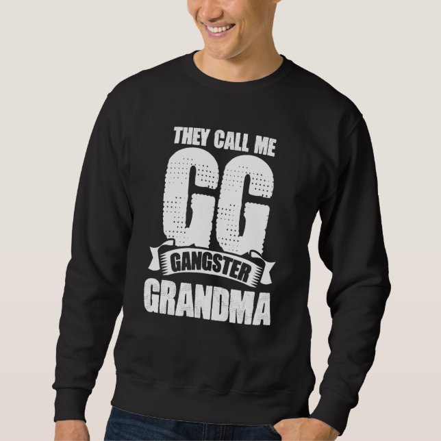 Sudadera Abuela Me Llaman Gg Gangster Abuela Ganges (Anverso)