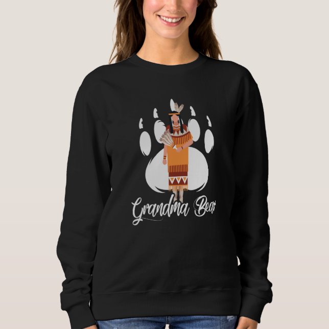 Sudadera Abuela nativa estadounidense (Anverso)