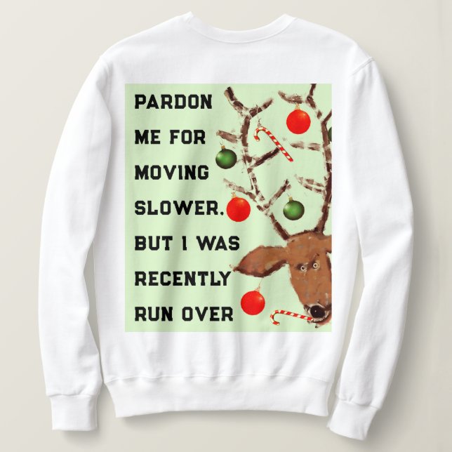Sudadera Abuela Navidad (Reverso del diseño)
