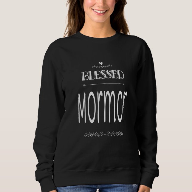 Sudadera Abuela noruega o sueca de Bendición morada (Anverso)