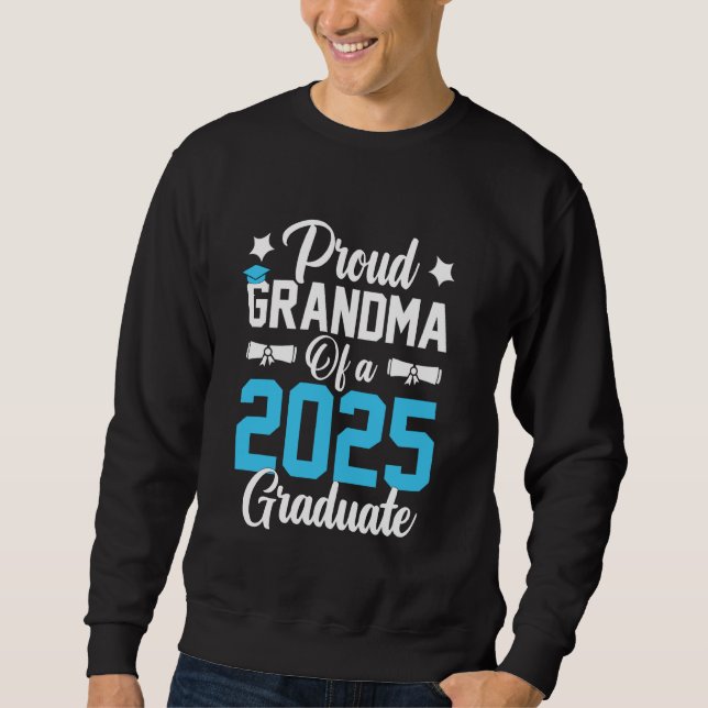 Sudadera Abuela Orgullosa De Una Clase De La Abuela Senior  (Anverso)