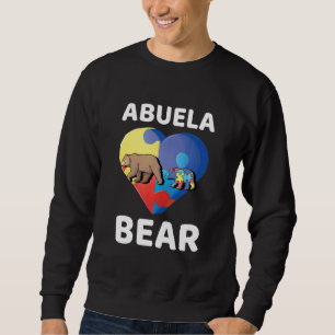 Sudadera Abuela Oso Mundo Autismo Familia Abuela