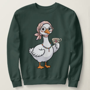 Sudadera Abuela Personalizada Ganso Suelto , Abuela Linda