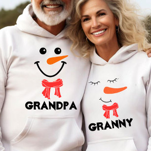 Sudadera Abuela Personalizada GRANNY Muñeco de Nieve Famili