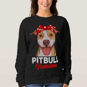 Sudadera Abuela Pitbull Pittie Perro Mom Funny