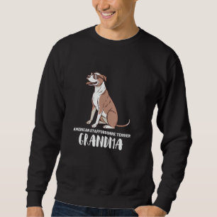Sudadera Abuela Propietaria de Perro Terrier de Staffordshi