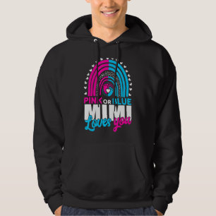 Sudadera Abuela Rosa O Azul Mimi Te Ama Revelación De Géner