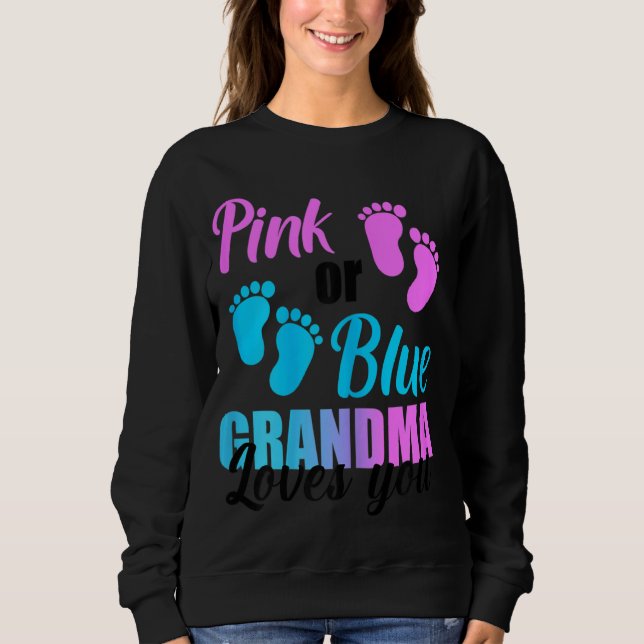 Sudadera Abuela Rosa O Azul Te Ama (Anverso)