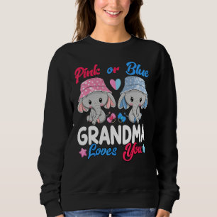 Sudadera Abuela Rosa O Azul Te Aman Elefantes Bebé Genero