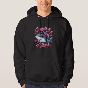 Sudadera Abuela Tiburón Divertido Tiburón Familia Combinada