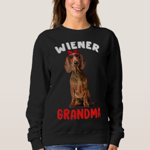 Sudadera Abuela vienesa Diabinue Dachshund Abuela Doxie Dog
