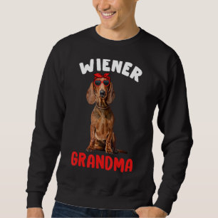 Sudadera Abuela vienesa Diabinue Dachshund Abuela Doxie Dog