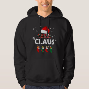Sudadera Abuela Yaya Claus Santa Hat Graciosos Navidades Pa