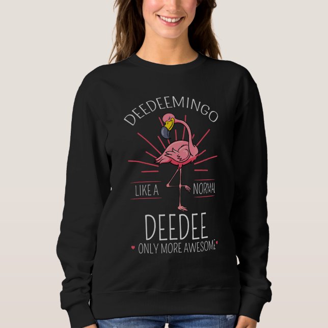 Sudadera Abuelita Flamingo Deedeemingo Deedee 3 (Anverso)