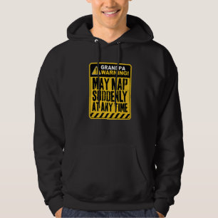 Sudadera Abuelo Advertencia Puede Dormir la Siesta Repentin