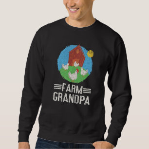 Sudadera Abuelo agricultor granjero local de granjas para h