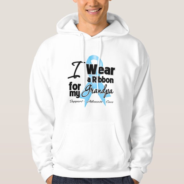 Sudadera Abuelo - cinta del cáncer de próstata (Anverso)