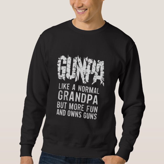 SUDADERA ABUELO COMO UN ABUELO NORMAL PERO MÁS DIVERTIDO Y  (Anverso)