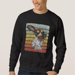 Sudadera Abuelo de cachorro de salchicha negro bronceado at