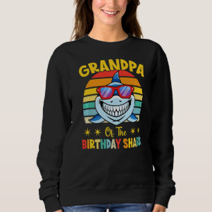 Sudadera Abuelo De La Familia De Cumpleaños De Los Tiburone