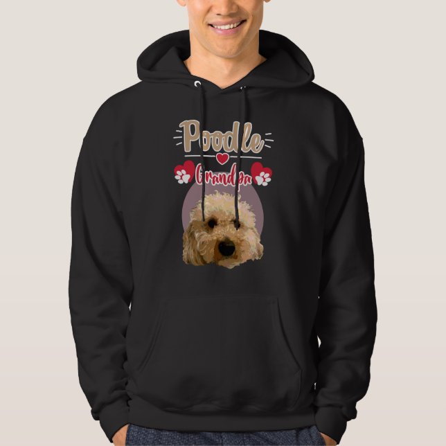 Sudadera Abuelo de Poodle (Anverso)
