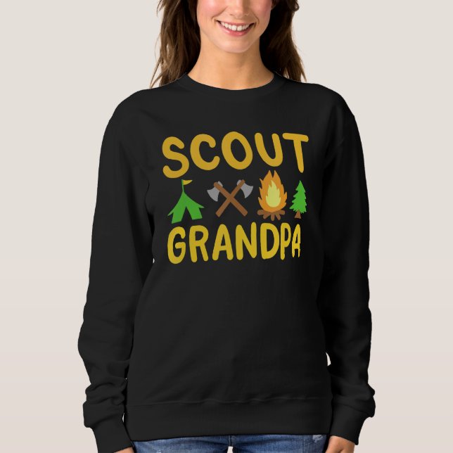 Sudadera Abuelo de Scout (Anverso)