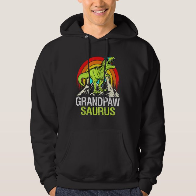 Sudadera Abuelo del abuelo de los dinosaurios Saurus Fa (Anverso)