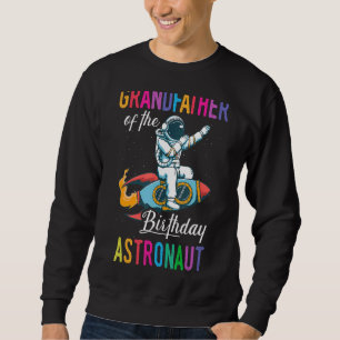 Sudadera Abuelo Del Astronauta De Cumpleaños Espacio Cumple