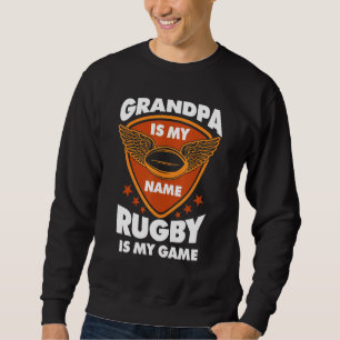Sudadera Abuelo del jugador de rugby Mens
