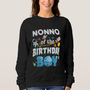 Sudadera Abuelo del niño de cumpleaños Familia de astronaut
