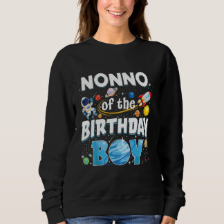 Sudadera Abuelo del niño de cumpleaños Familia de astronaut