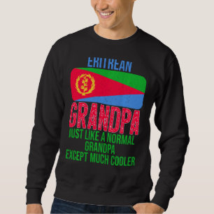 Sudadera Abuelo eritreo vintage Bandera eritrea para padre