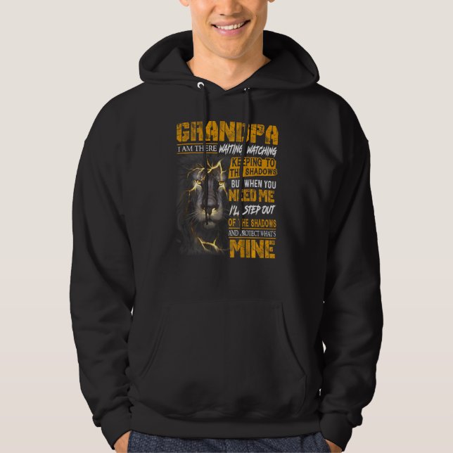 Sudadera Abuelo, Estoy Allí Esperando Mirando A Los (Anverso)