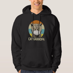 Sudadera Abuelo Gato En Cuarentena Del Día De La Máscara De