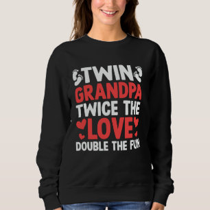 Sudadera Abuelo Gemelo Doble el Amor Doble la Diversión Gem