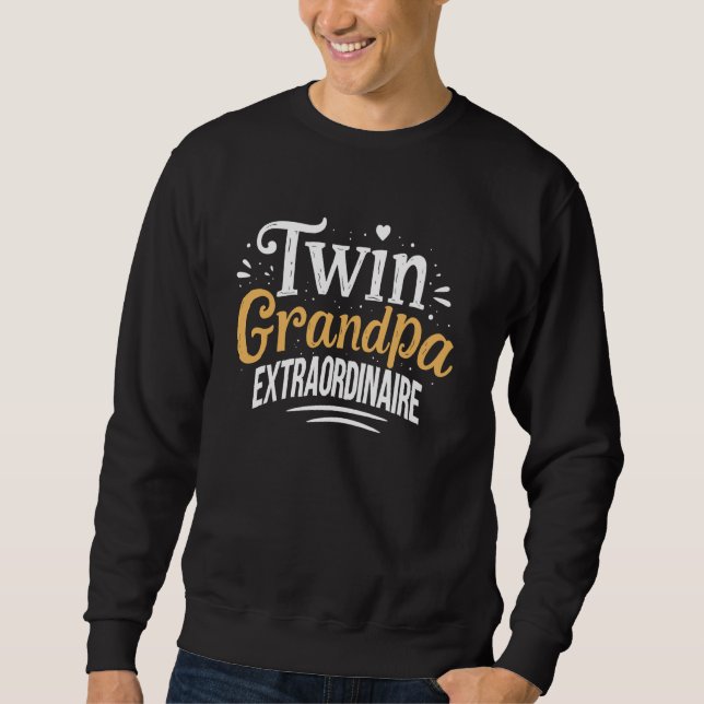 Sudadera Abuelo gemelo Extraordinario (Anverso)