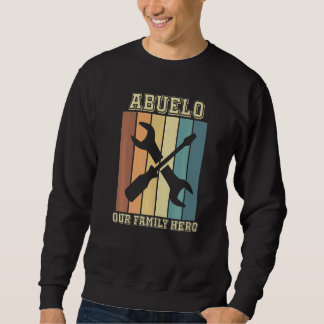 Sudadera Abuelo: Herramientas de arcoiris de nuestro héroe