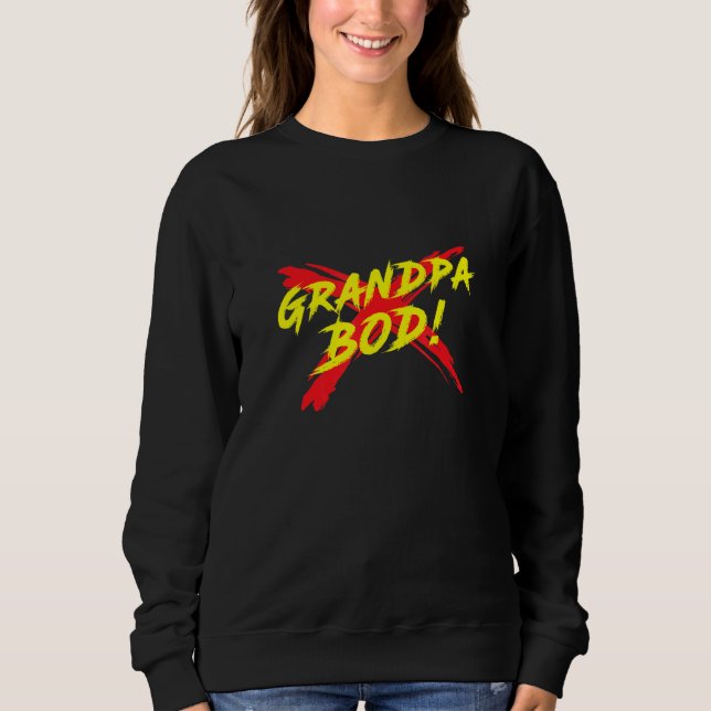 Sudadera Abuelo Hombre Peso Ejercicio Gimnasio Gra (Anverso)