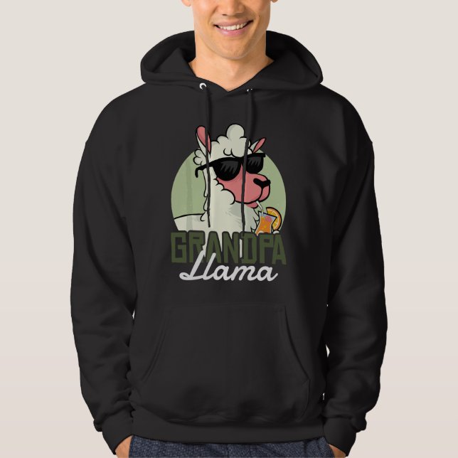 Sudadera Abuelo Llama  (Anverso)