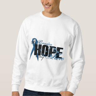 Sudadera Abuelo mi héroe - esperanza del cáncer de colon