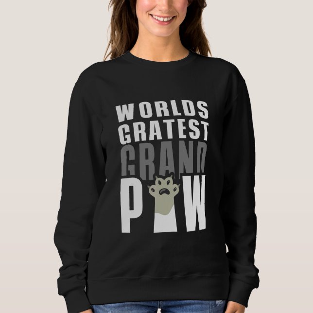 Sudadera Abuelo Mundos El Gran Gato De Grand Paw Papá Abuel (Anverso)