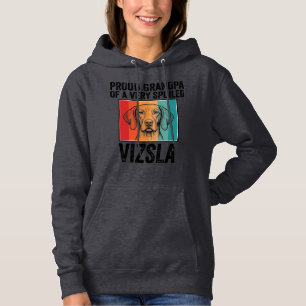 Sudadera Abuelo Orgulloso Vizsla Diseño Antiguo Amante de l