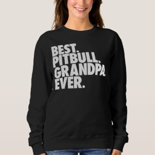 Sudadera Abuelo Pitbull Mejor Abuelo de Pitbull
