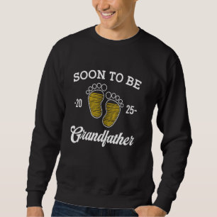 Sudadera Abuelo Pronto Est 2025 Cargando Pie de Bebé