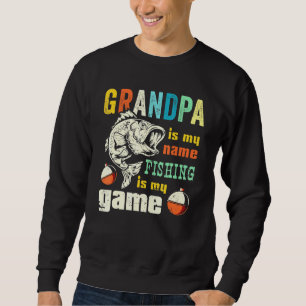 Sudadera Abuelo Retro Bass Fishman Bass Pesca Abuelo
