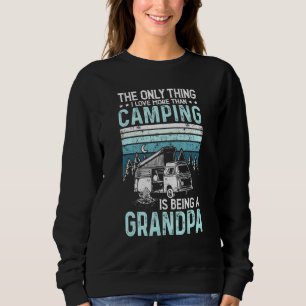Sudadera Abuelo retro de camping abuelo al aire libre