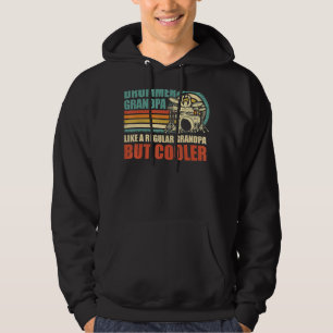 Sudadera Abuelo Retro Drummer De Los Hombres Como Un Abuelo